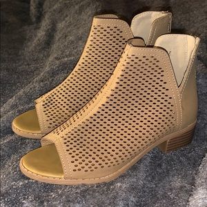 Tan ankle boots